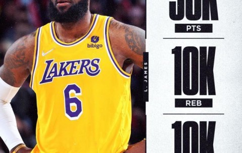 体育直播-311俱乐部达成！詹姆斯的每个脚印都是NBA历史