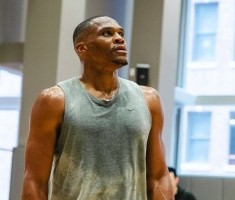 为下一站做准备！威少更新社媒 转发一组今日的训练照